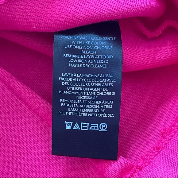 Maeve Anthropologie Hot Pink Corset Tie Back Top - Picture 6 of 9